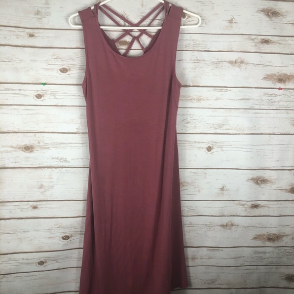 Maurices Dresses & Skirts - Maurices Small Pink 24/7 Solid Scoop Tank Dress